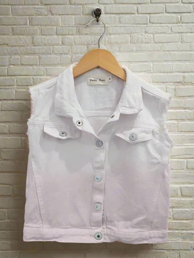 Dip Dye Cut-off Vest